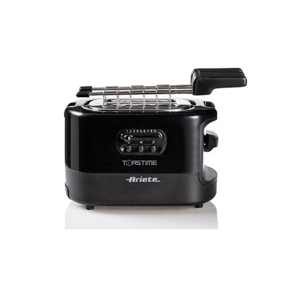 ARIETE TOASTIME NERO (0159/02) - TOSTAPANE ELETTRICO - 9 LIVELLI DORATURA - 700W