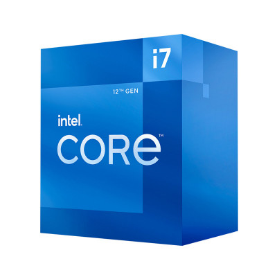 INTEL CORE i7-12700F ALDER LAKE - CPU BOX - BASE 2.10 GHZ / TURBO 4.90 GHZ  - CACHE 25 MB - SOCKET 1700