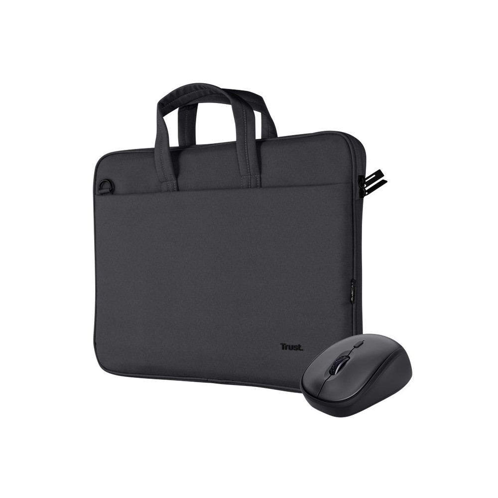 TRUST BOLOGNA (24988) - BORSA TOPLOAD PER NOTEBOOK 16 + MOUSE WIRELESS