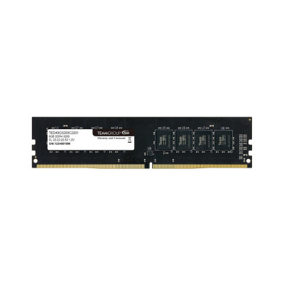 TEAM GROUP DESKTOP RAM 8GB - DDR4 - PC3200 (TED48G3200C2201)