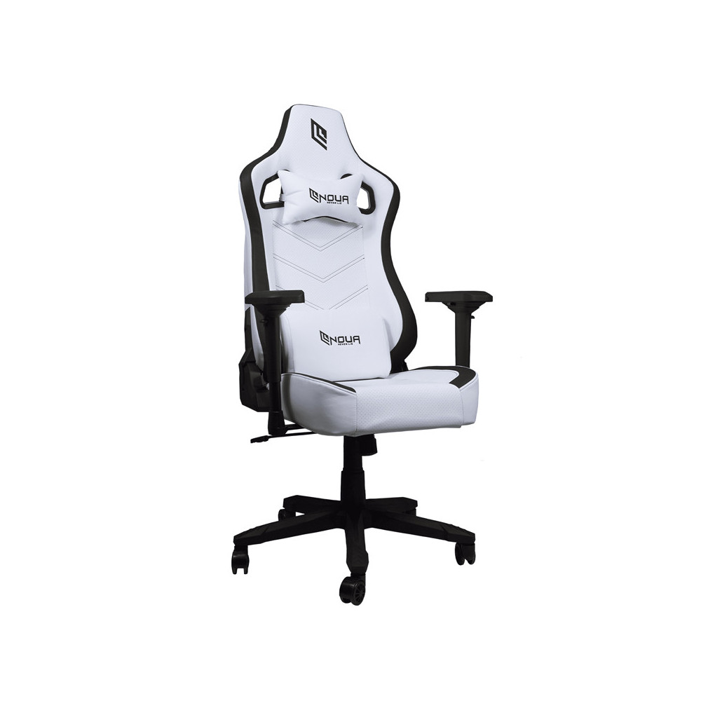 NOUA LOU L7 (BIANCO) - SEDIA GAMING - BRACCIOLI 4D REGOLABILI - SCHIENALE RECLINABILE