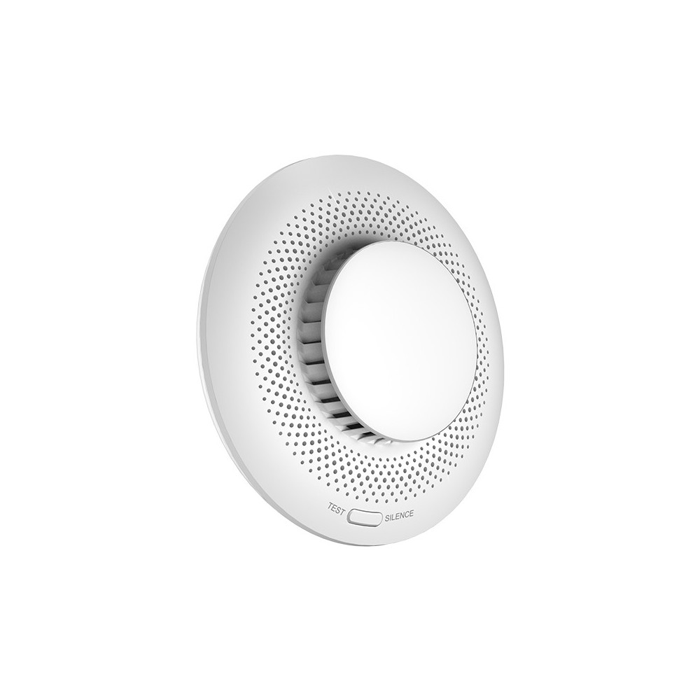 EZVIZ T4C -SENSORE FUMO WIRELESS (DA ABBINARE ALLA CENTRALINA A3) - SIRENA 85dB - FINO A 3 ANNI DI AUTONOMIA - BATTERIE SOSTITUI